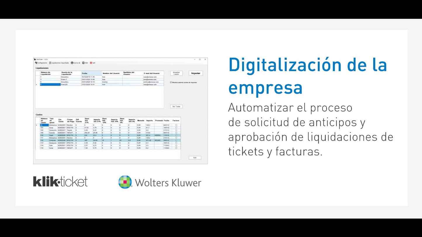 Klik ticket - a3innuva | Nómina